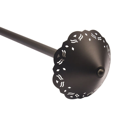 Outdoor Landscape Light with Hollowed Out Design G4 Socket and 72’’ Wire - Path Light Fixture