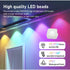 Outdoor LED Light Strip with Bluetooth Control for Eaves and Patios - 12V Hanging Light