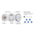 Outdoor LED Lights Waterproof RGB Pool Lamp with 20-Hour Runtime - 4pack - 12V Hanging Light