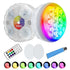 Outdoor LED Lights Waterproof RGB Pool Lamp with 20-Hour Runtime - 4pack - 12V Hanging Light