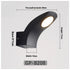 Outdoor Waterproof Led Wall Lamp Simple Terrace - B208 6W / Warm Light - 12V Hanging Light
