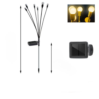 Outdoor Solar Garden Lights with LED for Lawn & Garden - Warm light / 1PCS - Solar Light