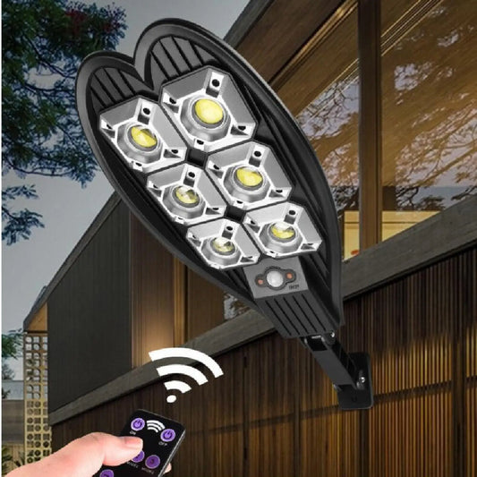 Outdoor Solar Light Motion Sensor – Bright LED Waterproof Lamp - Black - Solar Light