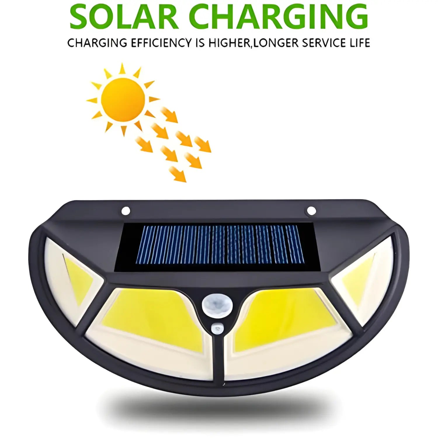 Outdoor Solar Wall Light Fixture - Motion-Activated - 1 Pack - Solar Light