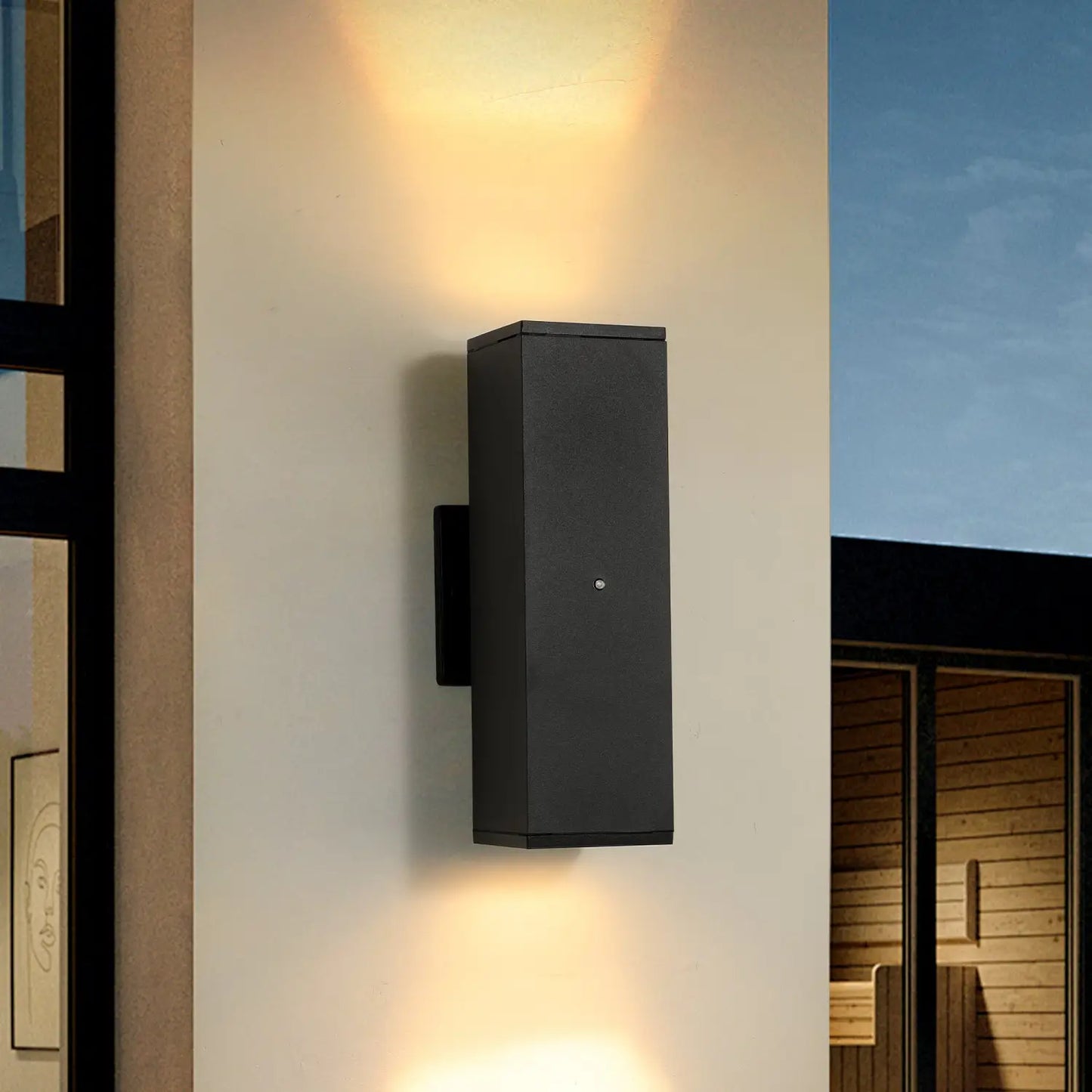 Outdoor Wall Light Fixture,Exterior Lighting Fixtures,Dusk To Dawn Modern Sconce Lights For Porch Patio Garage Front