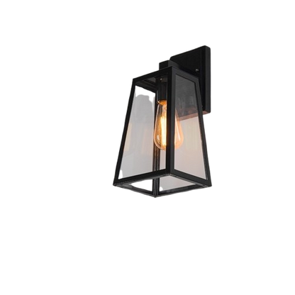 Outdoor Waterproof Wall Lamp Solar Outdoor - Black - 12V Hanging Light