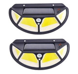 Outdoor Solar Wall Light Fixture - Motion-Activated