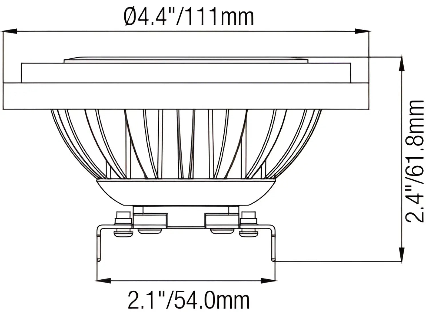 PAR36 13W LED Light Bulb Fixture for Efficient 75W Halogen Replacement - 13W 3000K 38D 12V - PAR36 Light Bulb