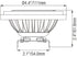PAR36 13W LED Light Bulb Fixture for Efficient 75W Halogen Replacement - 13W 3000K 38D 12V - PAR36 Light Bulb