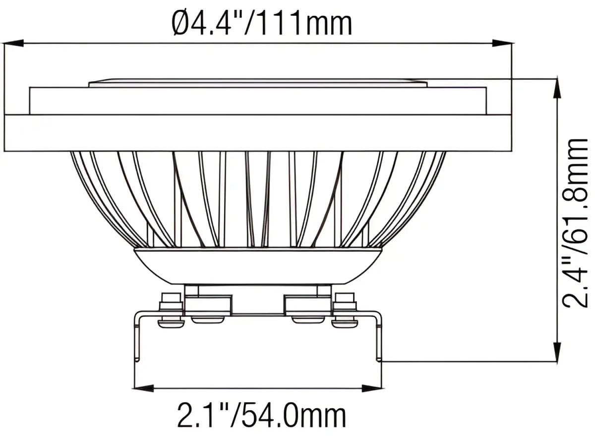 PAR36 13W LED Light Bulb Fixture for Efficient 75W Halogen Replacement - 13W 3000K 38D 12V - PAR36 Light Bulb