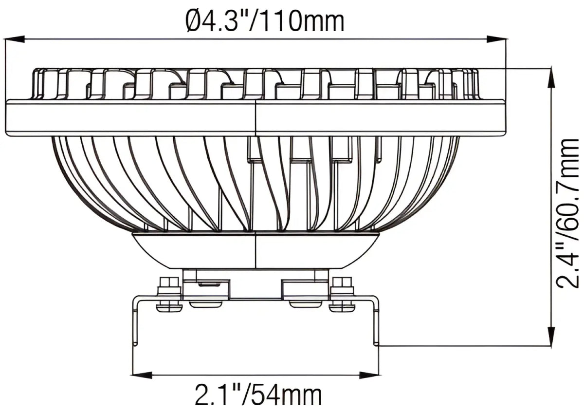 Par36 17W Low Voltage LED Replacing 100W Halogen for Decorative Outdoor Lighting - PAR36 17W 2700K 38D 12V Brown