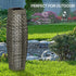 Pathway Lights Solar Floor Lamp for Garden and Yard Decorative Lighting - Gray - Solar Light