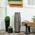 Pathway Lights Solar Floor Lamp for Garden and Yard Decorative Lighting - Gray - Solar Light