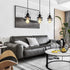 Pendant Light Kitchen Island – Industrial Black Metal Cage Fixture - Black - Hanging Light