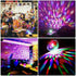 Portable Disco Party Light with LED & Sound Feature for Dance DJ and Events - Black - Light Fixture