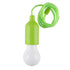 Portable LED Light Bulb – Perfect for Camping Outdoors and Travel - Green / Colored light - 12V Hanging Light