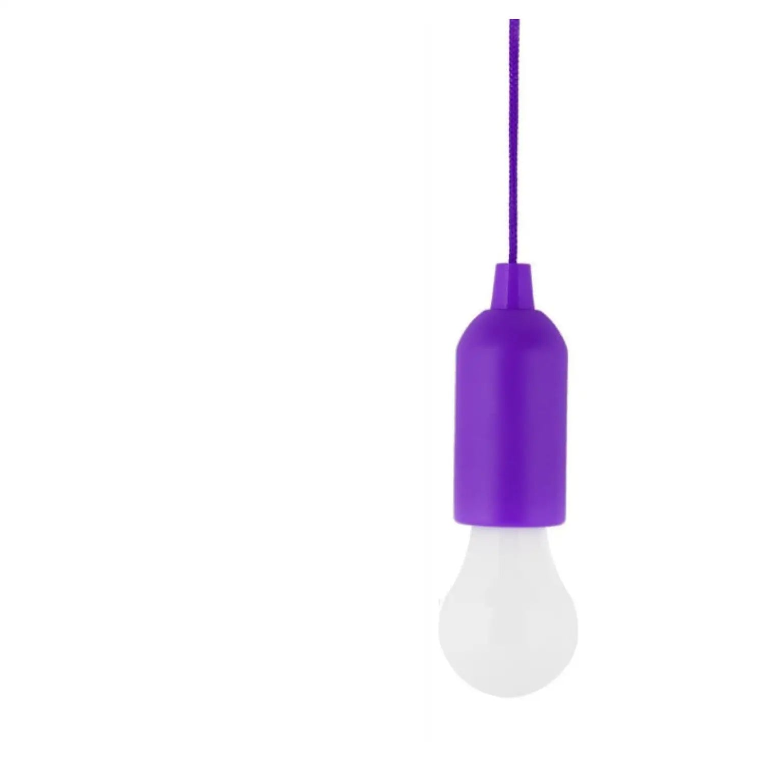 Portable LED Light Bulb – Perfect for Camping Outdoors and Travel - Purple / Colored light - 12V Hanging Light