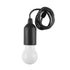 Portable LED Light Bulb – Perfect for Camping Outdoors and Travel - Black / Colored light - 12V Hanging Light