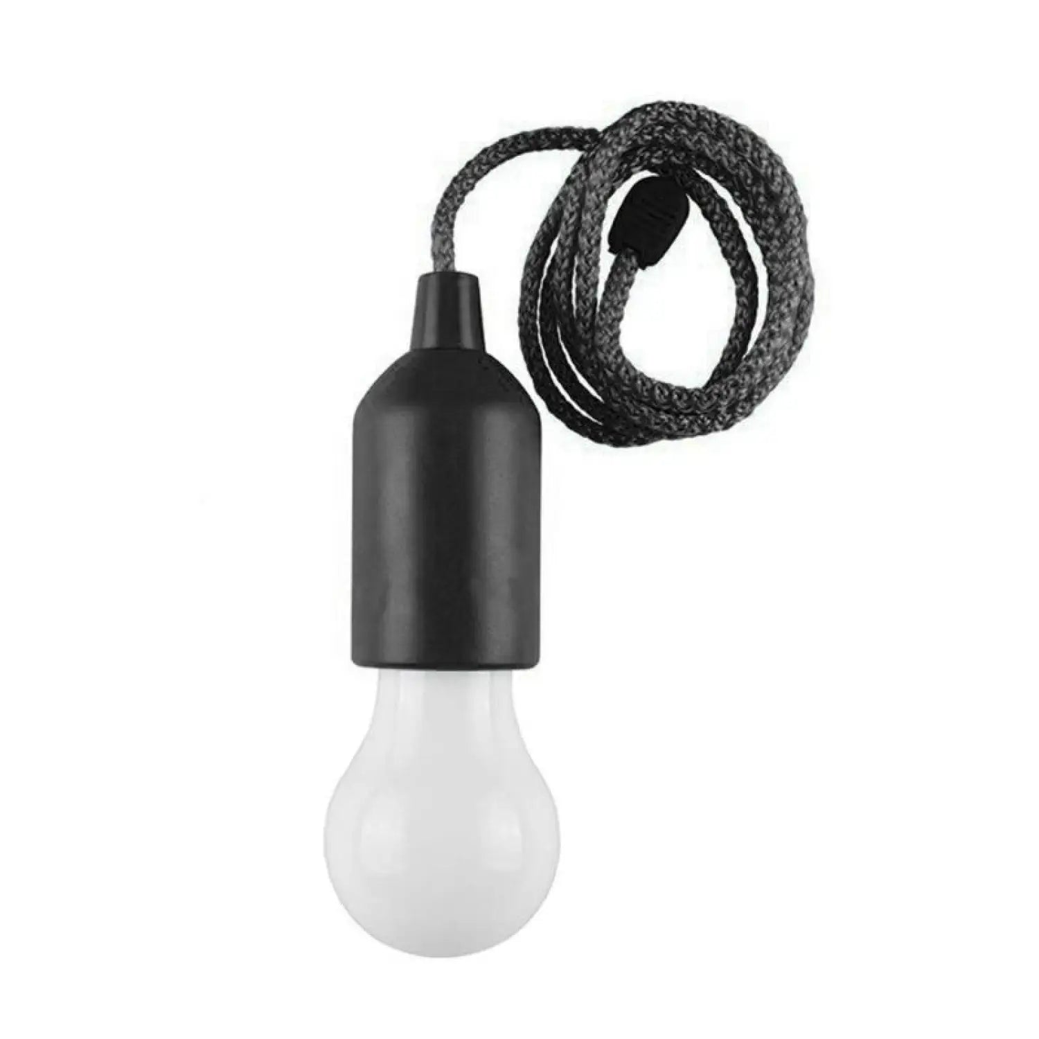 Portable LED Light Bulb – Perfect for Camping Outdoors and Travel - Black / Colored light - 12V Hanging Light