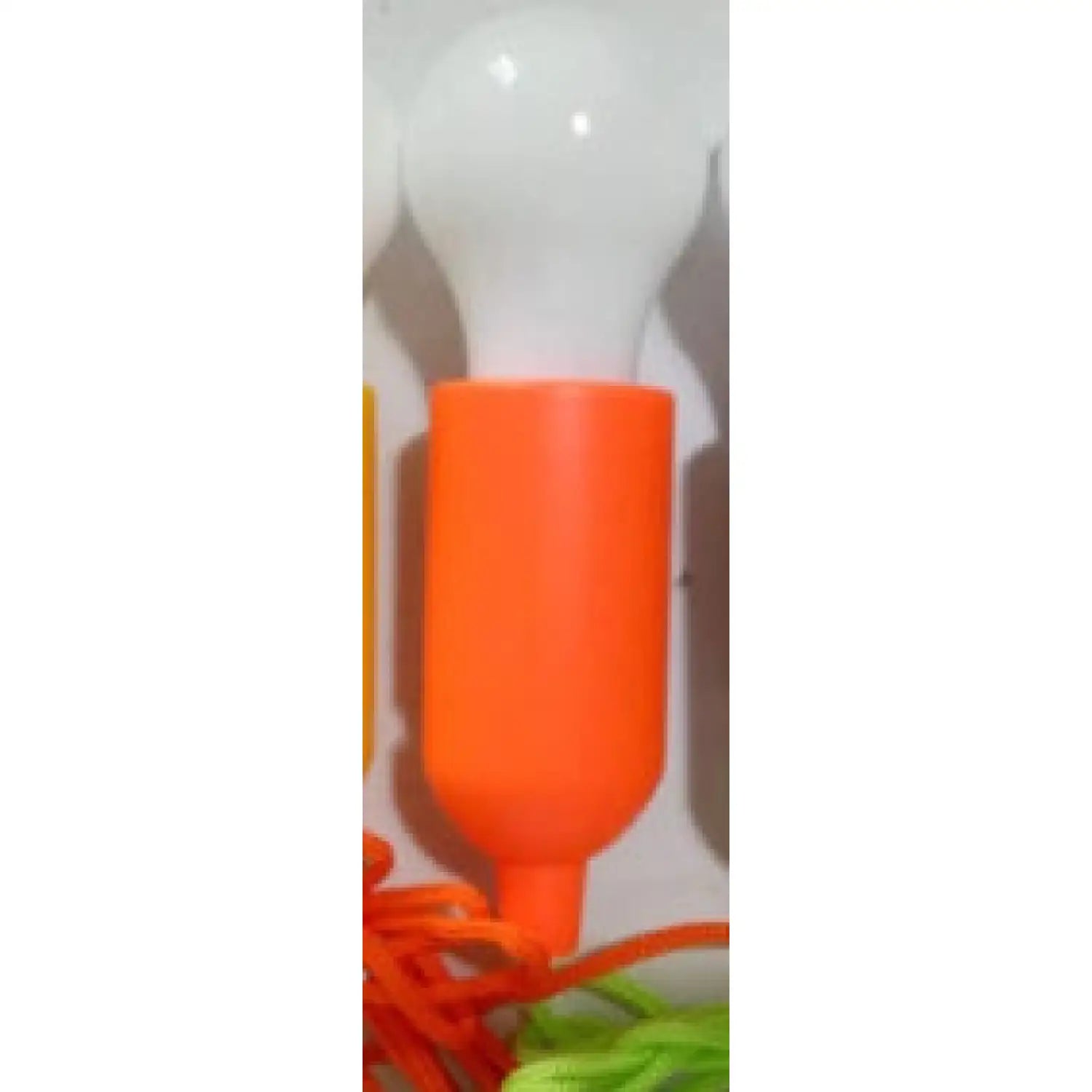 Portable LED Light Bulb – Perfect for Camping Outdoors and Travel - Orange / Colored light - 12V Hanging Light