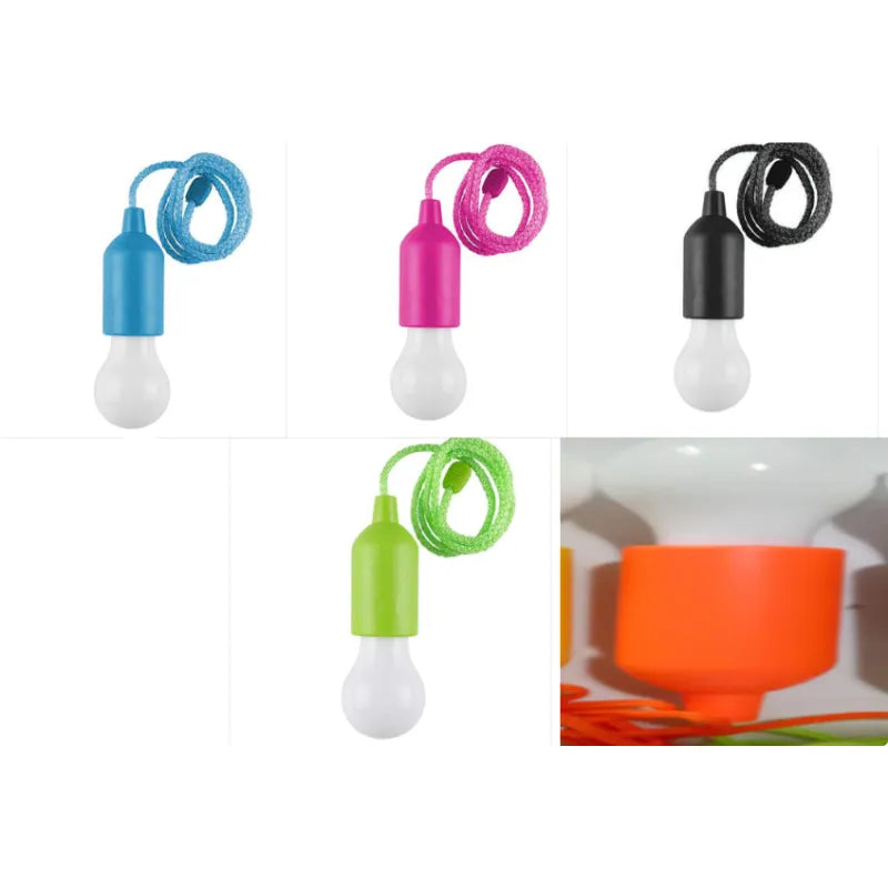 Portable LED Light Bulb – Perfect for Camping Outdoors and Travel - Set2 / Colored light - LED bulb