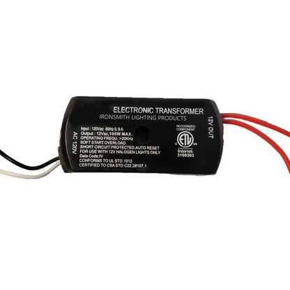 Ironsmith Lighting 105-Watt Halogen Electronic Potted Transformer, Dimmable 105-Watt Halogen Electronic Potted Transformer