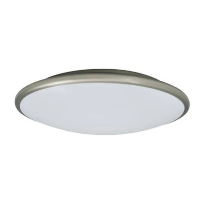 17’’ 35W LED Euro Style Saucer-Dimmable | 4000K Correlated Color Temperature - Brush Nickel / 35 Watt LED - Ceiling