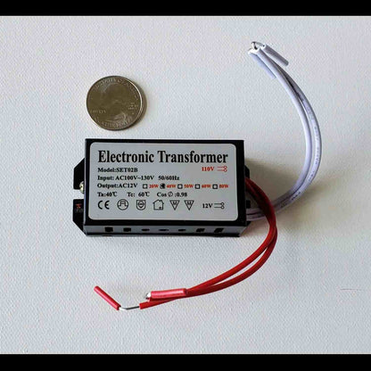 40W Halogen Electronic Transformer 120V / 12 V | Not for use with LED’s - Transformer