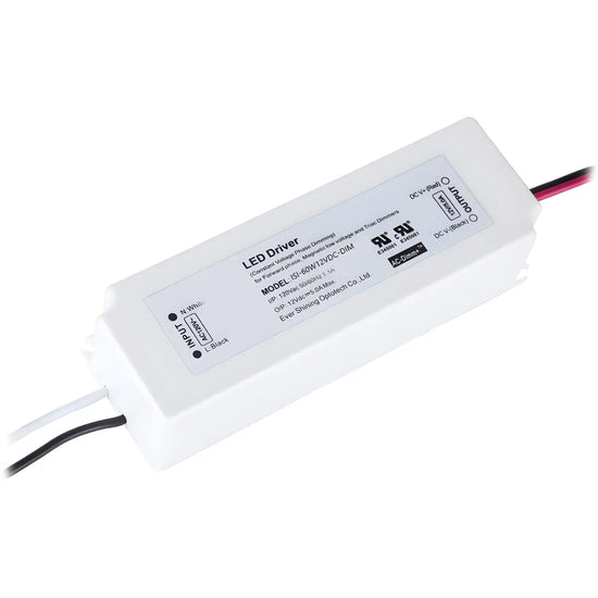 60 Watt - 12 Volt Output DC Constant Voltage IP67 Waterproof - 120 - 277 Volt / 12 Volt / 60 Watt - LED Driver