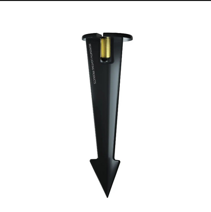 9-Inch In-Ground Stake with Solid Brass 1/2" NPT Thread
