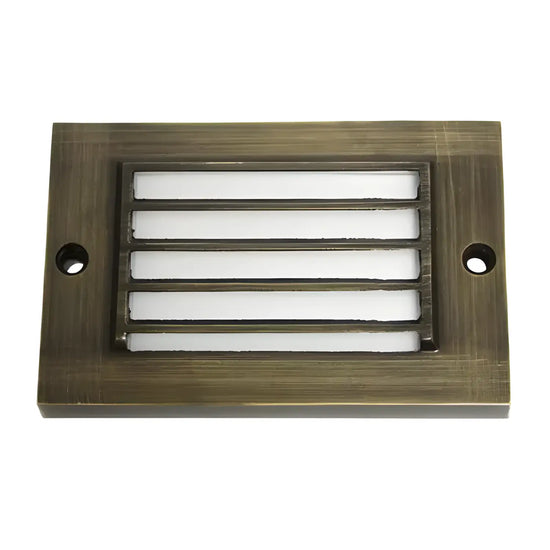 Antique Bronze 2 Watt LED Step Light - Brass Construction Low Voltage Easy Installation - Oil Rubbed Bronze - Step Light