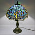 Dragonfly Tiffany Glass Tabletop Lamp - No Bulb - Table Lamp