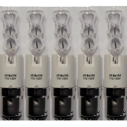 Ironsmith Lighting Products JD 150 Watt Halogen Light Bulbs - 120-130V BA15D Twist and Lock Double Contact Bayonet