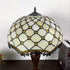Jewel Tiffany Glass Tabletop Lamp - No Bulb - Table Lamp