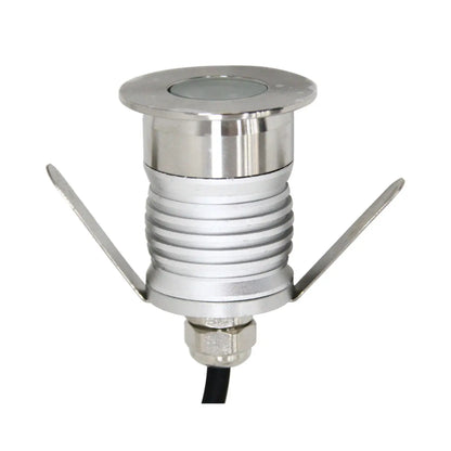 Mini Milk Cap In-ground Well Light Fixture 3W 2700K 12-24V DC Input - Milk Cap / 3 Watt LED / 12-24 Volts DC - Well