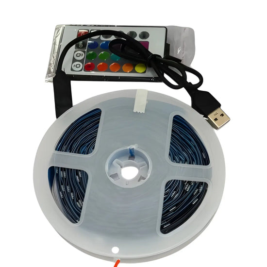 Smart LED Lights Bluetooth RGB Strip with Remote Control - Light Fixture