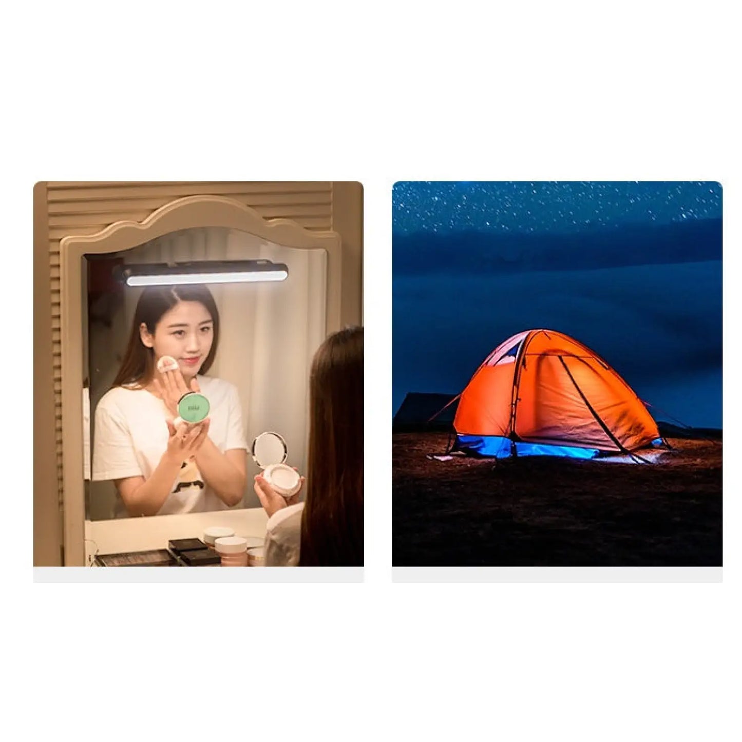 Rechargeable Desk Light Bar with Magnetic Base and LED Glow - Light Fixture