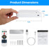 Rechargeable Flush Ceiling Light Featuring Smart Motion Sensing and Remote Control - Smart Ceiling Light