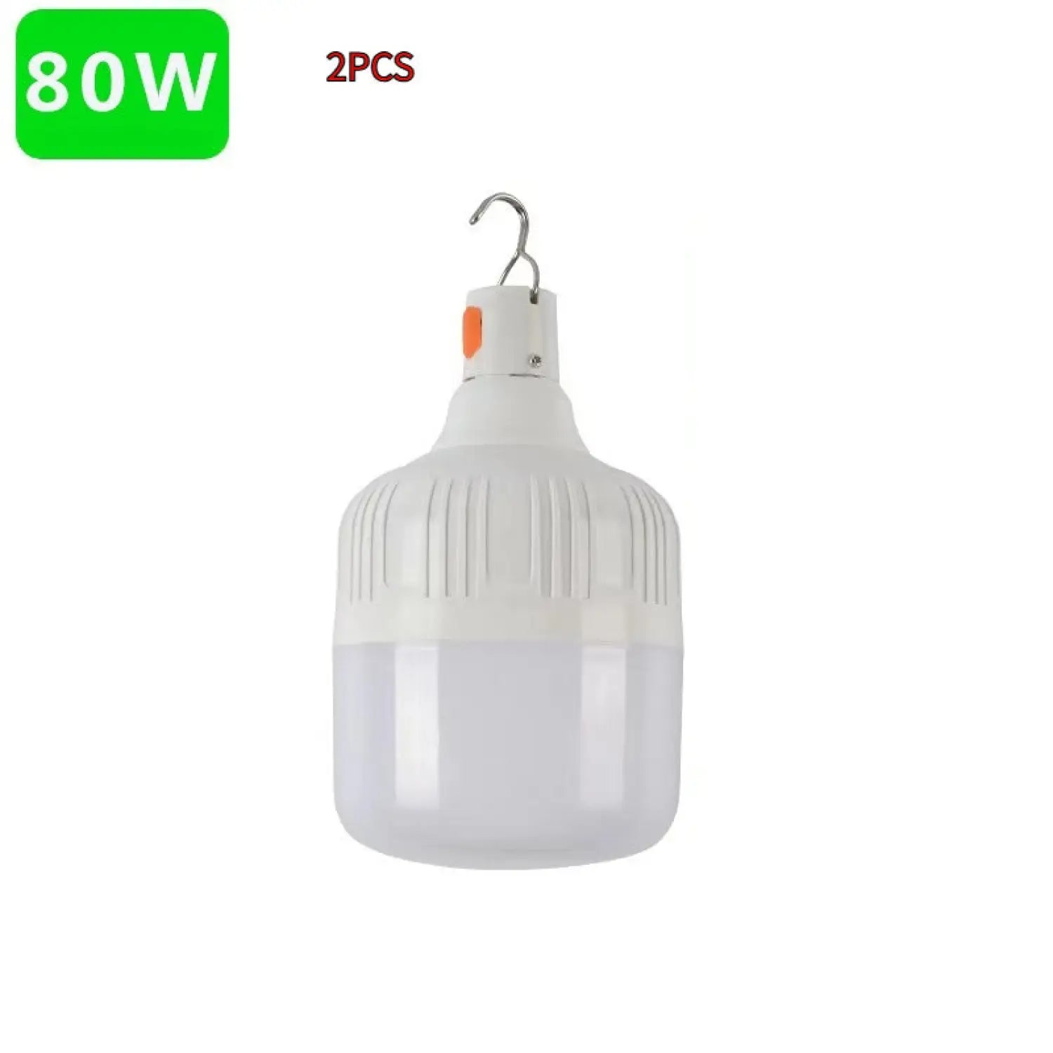 Night Market Stall Rechargeable Light Led Bulb 6500k to 7000k / 80W with Android Cable / 2pcs 12V Hanging Light