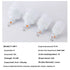 Rechargeable LED Light Bulb Lights with Portable Battery Power 12V Hanging Light