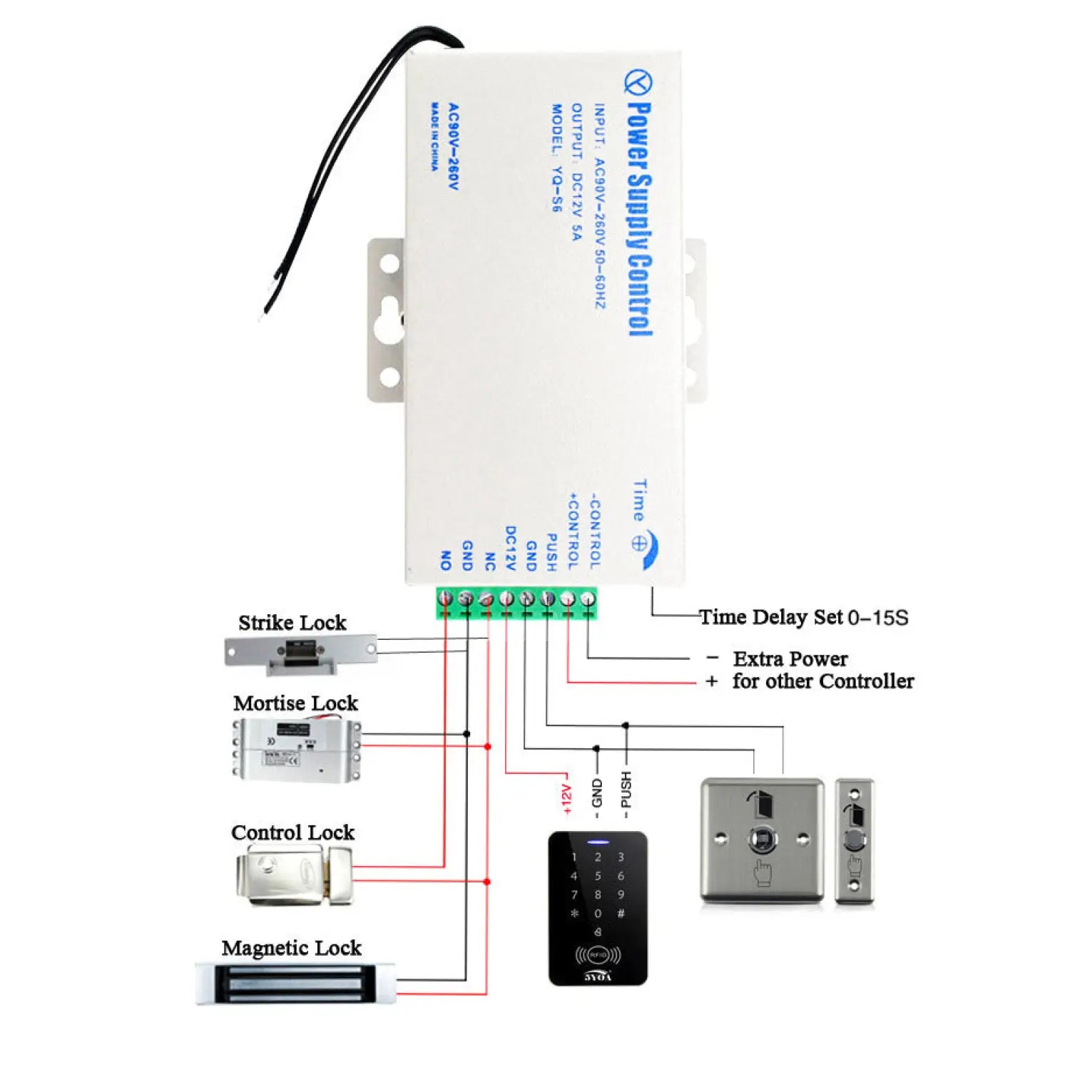 Reliable Single & Dual Door Access Control Transformer For Light Applications - Transformer