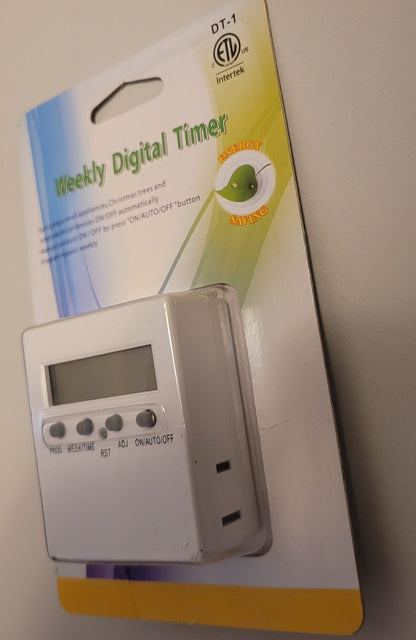 Weekly Programmable Digital Timer For Transformers and Lighting Automations