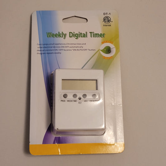 Weekly Programmable Digital Timer For Transformers and Lighting Automations