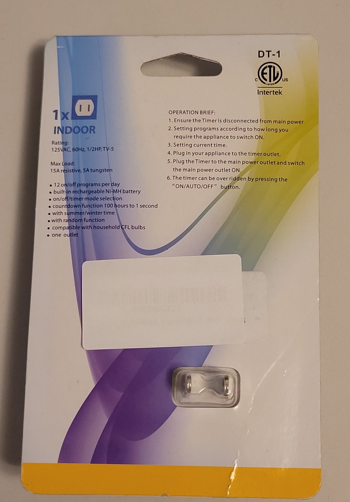 Weekly Programmable Digital Timer For Transformers and Lighting Automations