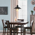 Rustic Adjustable Metal Vintage Pendant Lights for Indoor Spaces - Black White - 12V Hanging Light