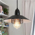 Rustic Adjustable Metal Vintage Pendant Lights for Indoor Spaces - Black White - 12V Hanging Light
