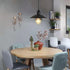 Rustic Adjustable Metal Vintage Pendant Lights for Indoor Spaces - Black White - 12V Hanging Light