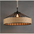 American Country Hemp Rope Restaurant Chandelier Personality Nordic Clothing Store Milk Tea Shop Round Wrought Iron LED