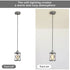Industrial Pendant Lighting For Kitchen Island Rustic Mini Cage Pendant Light Farmhouse Pendant Lamp With Silver Grey