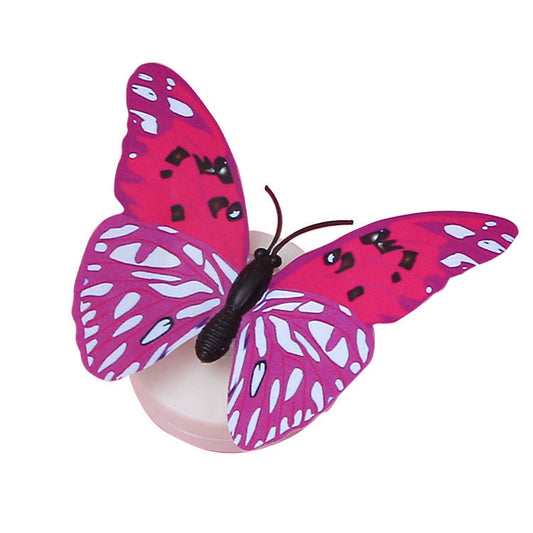 Single Layer Light-emitting Butterfly Wall Self-adhesive Sticker - Single Box - 12V Hanging Light